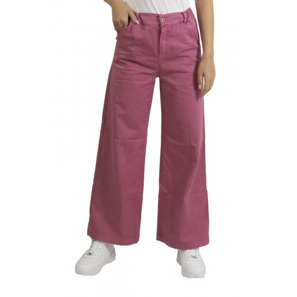 Chino palazzo in cotone